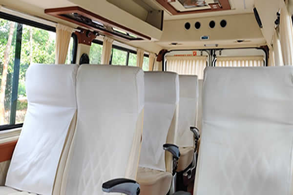 Tempo Traveller Inside