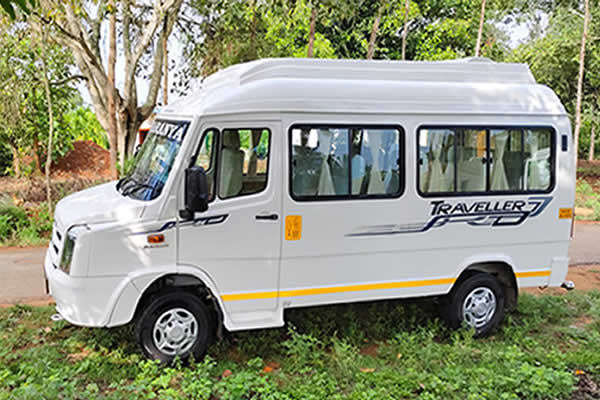 Tempo Traveller Outside